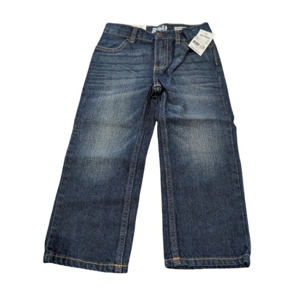 NWT OshKosh B'gosh Classic Jeans 3T Adjustable Waist Dark Wash